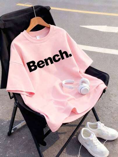 Casual Minimal Slogan Print Pattern Graphic For Girlprinted Round Casual T-Shirt For Women, Spring/Summer,Round-Neck T-Shirt ,Suitable For School, Vacation And Shopping Outfits,Back To School,Suitable For Both Men And Women, Street Style, Suitable For School, Vacation, Shopping, Sports And Other Occasions