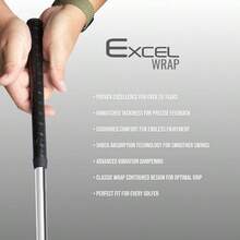 Excel Wrap Midsize Grips - Negro - Ver 6
