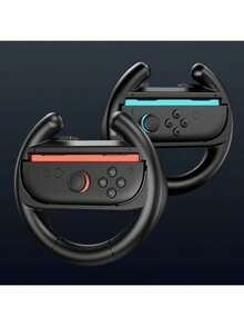 Case For Nintendo Switch 2 Accessories Bundle With Switch 2 Dockable Protective Cover Switch 2 Tempered Film,Switch 2 Racing Wheels Joycon Grip Cover For Nintendo Switch 2 Controller - Black - View 9