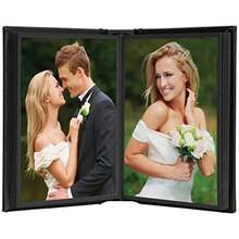 4" X 6" Black Leather Self-Stick Photo Album - Holds 10 Photos - Black - View 4