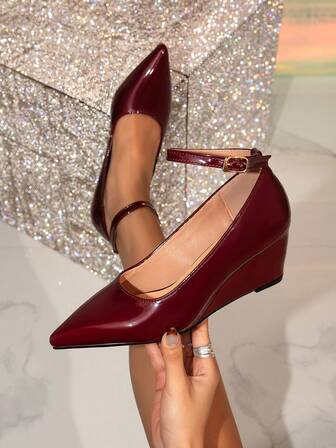 Damskor med platta tå och låg klack för pendling, moderiktiga högklackade skor med spetsiga tår, enkel stil, eleganta höjdökande damskor