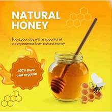 Large 12 Pack Of Natural Honey Pack With Natural Jelly - Bee Pollen From Ginseng & Herbs, Full Box Of 20G Honey 12 Sachets - Mua một, tặng một - Xem 4