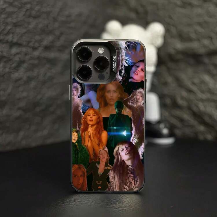 Funda de teléfono Singer M-Miley C-Cyrus para Phone17 Promax 16 Promax/16 Plus/16 Pro/16, 15/14/13/12/11 Cubierta Protectora de Color IMD - Z1 - Añade 5