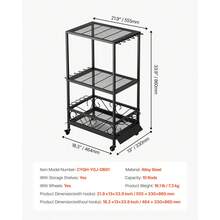 Porte-cannes de pêche - 10-polig : 56 x 33 x 86 cm - Voir 7