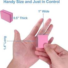 2/5/10片装指甲打磨块，专业指甲锉砂磨块，美甲修脚指甲护理配件 - 彩色 - 查看 9