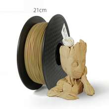 3D打印耗材 PLA 木纹 1.75mm 木纹彩虹色系列耗材 3D打印笔材料 木纹3D打印，1kg - 棕色 - 查看 1