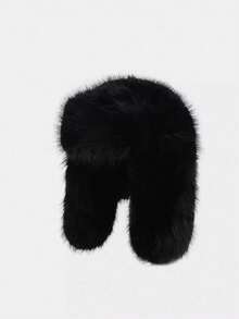 CUCCOO SZL 1pc Warm Fleece Solid Color Windproof Ear Flap Hat, Thick Plush Winter Bucket Hat, Valentine's Day Valentines - Multicolor - View 9