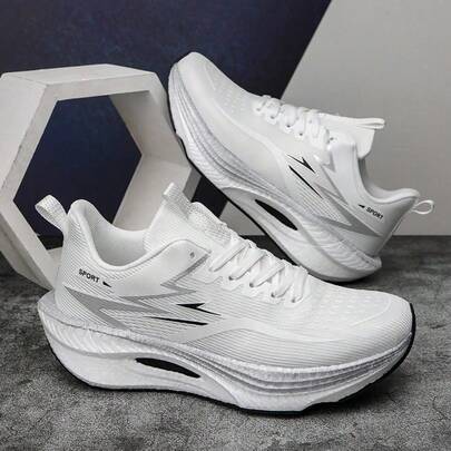 Zapatillas deportivas transpirables y ligeras de malla unisex, zapatos de correr versátiles