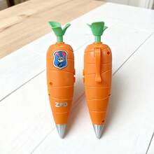 Miniso 疯狂动物城朱迪生活系列录音圆珠笔（K1016）胡萝卜造型录音功能塑料材质学生书写及办公笔记工具（1支装）