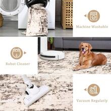 Techigher Area Rugs For Living Room,Non Slip Carpet,Vintage Area Rug,Washable Short Pile Runner Rug,Floor Mat For Bedroom Kitchen Hallway Office Decor - Brown 200*290cm - View 6