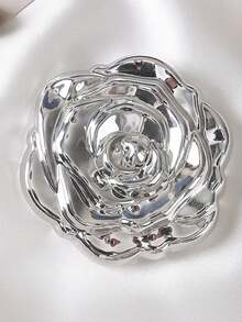 1个玫瑰金折叠圆形镜，便携式……手持化妆镜带支架，小巧旅行化妆镜，桌面穿衣镜，可爱玫瑰图案化妆镜，非常适合新娘、大学生和旅行爱好者，也是情人节和母亲节的绝佳礼物。 - 彩色 - 查看 3