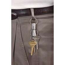 Lucky Line 3-Way Pull Apart Keychain,1 Pack, Red, Blue and Silver (71701)(Aluminio) - Multicolor - Ver 6