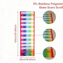 1pc Tabletop Game Mat, Multi-Player Party Entertainment Prop, Creates Atmosphere. Suitable For Family And Friends Interactive Games. - Multicolor - View 11