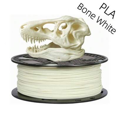 1kg/2.2lbs 1.75mm PLA+ High Toughness Max Bone White PLA Filament, 3D Printing Consumables, Stronger And More Durable Pro Plus+ Filament, Ivory White Bone Color