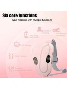 2026 Upgraded Menstrual Heating Pad Smart Uterus Warmer Belt, Relief Waist Cramps Vibrating Abdomina Wassager Uterus Warmer Waist Massager, Winter & Women Girlfriend Wife Gift - White - View 2