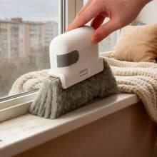 1pc Universal Door & Window Track Cleaning Brush - Easily Clean Frames And Small Gaps, Cleaning Tool, Cleaning Supplies, Commercial Cleaning Products, Window Tracks And Corners Cleaning Brush, Groove Brush, Window Groove Cleaning Tool, Small Brush For Sweeping Grooves, Window Sill Gap Brush - Multicolor - View 2