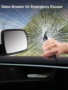 Portable Tactical Pen, Multi-Functional Tactical Pen, Professional Self-Defense Pen, Emergency Window Breaker Pen, Aviation Aluminum Emergency Window Breaker Pen, Safety Protection Survival EDC Multi-Tool, Multi-Purpose Self-Defense Pen, Aluminum Portable, With Carbide Window Breaker, Camping Survival Emergency, Unisex (Black/Silver/Gold/Gray)