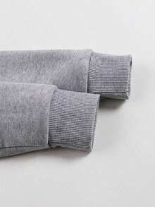 Disney Mickey Mouse Friends Line Pattern Printed, Soft And Warm Boys' Hoodie, Suitable For Boys' Daily Wear, Parent-Child Outings And Other Scenarios. - 黑色 - 查看 4