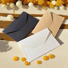 10pcs/Pack Retro High-End Genuine Leather Mini Membership Envelopes