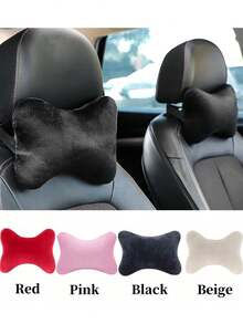 2pcs/1pc Car Headrest, Soft And Comfortable Car Neck Pillow, Relieve Driving Fatigue, All-Season Car Headrest, Car Interior Accessories, Suitable For Sedan, SUV - Style a - View 2