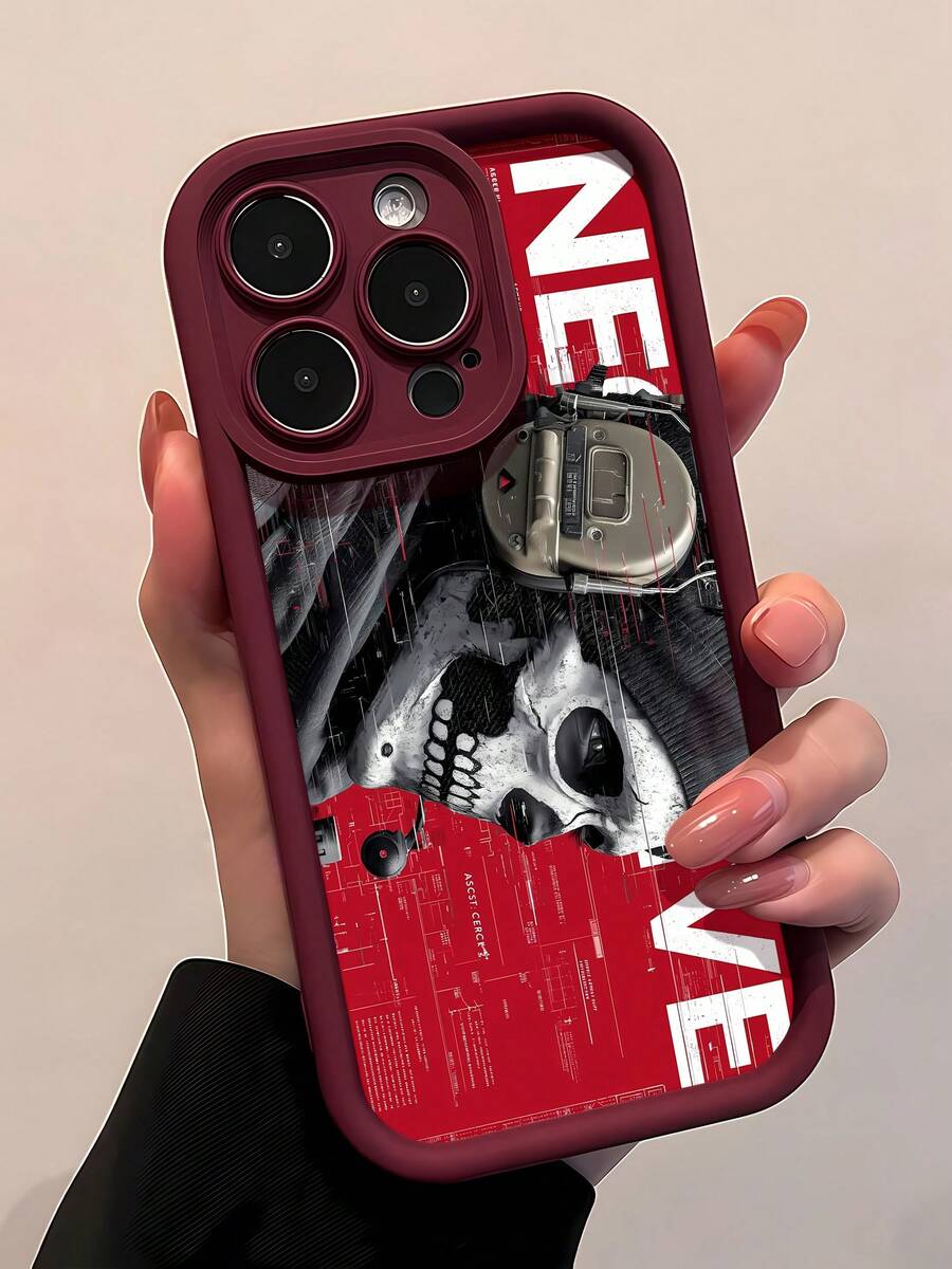 Funda roja con diseño de calavera y auriculares Tech Vibe, compatible con fundas de , Oppo, Honor, Redmi, , Vivo y , así como con 17, 16 Pro Max, 15 Pro Max, 13 y 12. Fabricada en TPU, ofrece protección anticaídas. Es una excelente opción para regalar a familiares, amigos, seres queridos, novios o novias, y también como regalo de Navidad.funda de , funda de 16, Navidad, fundas de , funda de 15, 17 Pro Max, fundas para , funda de 16 Plus, regalos de Navidad, funda de 13, funda de teléfono de Navidad, funda de 16 Pro, funda de teléfono 15, funda de teléfono 13, funda de 15, rosa, funda de teléfono rosa, regalos, malvado, regalos para mujeres, funda de teléfono linda, regalos para hombres, teléfono negro Estuche, regalos para hombres - Burdeos - Ver 1