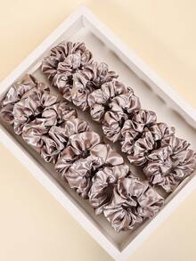 16 chiếc dây buộc tóc nhiều màu sắc dành cho nữ, dây chun co giãn, chất liệu satin mềm mại, phụ kiện tóc đa năng và giản dị, phụ kiện tóc cho nữ, dụng cụ làm tóc, phụ kiện làm đẹp, phụ kiện tóc xoăn, kẹp tóc đuôi ngựa. - Nhiều màu - Xem 14