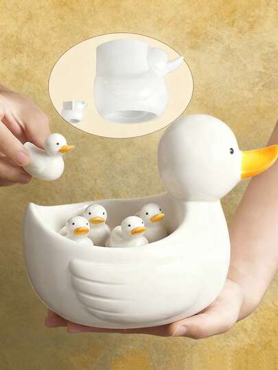 Molde de silicona en forma de pato para hacer velas aromáticas, jabones, adornos de resina, decoración del hogar, tazas para velas, contenedores, macetas para plantas suculentas y talla grande manualidades DIY