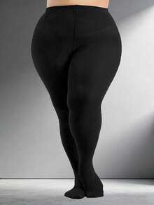 1 双糖果色女士加大码连裤袜，超柔软纯色半透明连裤袜，高腰涤纶长筒袜，尺码：XS-XXXL，10 种颜色可选，适合日常穿着。 - 彩色 - 查看 8