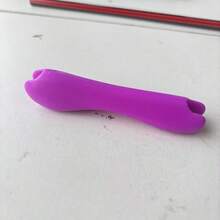 2-In-1 Ergonomic Writing Aid & Posture Corrector - Dual-Grip Handle, Tactile Feedback, 6 Vibrant Colors (Pink, Green, Blue, Purple, Red, Yellow) / For Adult Beginners, Enhances Pen Control & Writing/Drawing Skills, Compatible With Pens & Art Tools, Improves Writing, Comfortable Grip, Soft Touch, Flexible Design, Learning Tool - Multicolor - View 9