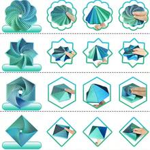 3D Printed Fidget Toy, Fractal Hexagon Design, Rotational Spiral, Sensory Stress Relief Toy, Suitable As Holiday, Christmas, Birthday Gift (Light Purple) - Multicolor - View 6