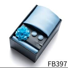 AlanKing 1 Set Handmade Solid Color Necktie Gift Box, Fashion Multi-Color Tie Suitable For Business Events, Weddings, Interviews, Work, An Ideal Gift Choice, Interview Attire, Business Elegant Matching, Fashionable Tie, Wedding Guest, Office Employee - Color Mixing - View 11