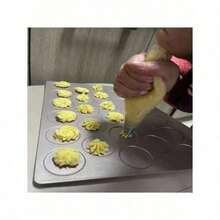 100 PCS Piping Bag | Reusable, Cake Decorating/Baking | Anti-Burst & Easy-Clean - Trong suốt - Xem 6