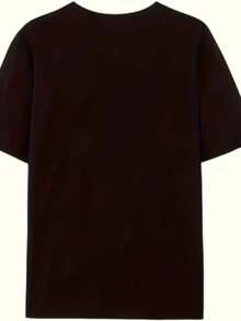 Men's Streetwear Oversized Ja Morant Feature T-Shirt. Premium Cotton T-Shirt With Striking Artwork Of The Basketball Icon, Vibrant Hair, '12 BOOKPLAN' Chain And Signature. Street Aesthetic, Modern Style And Unique Look. Perfect For Bold, Different And Full Of Personality. - 黑色 - 查看 3