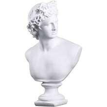 Miduu 11.8" Classic Greek Venus De Milo Bust Statue Resin Roman Godd Of Love And Beauty Sculpture Figurine For Home Décor Large Antique - 大衛 - 查看 1