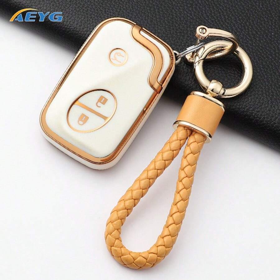 Funda de control remoto de llave de coche de TPU compatible con Lexus GX460 RX350 ES350 IS250 GX460 LX570 IS350 GS430 GS300 GS450h - Lexus C - Ver 1