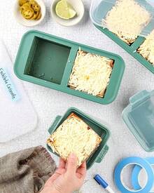 2-Cup Silicone Freezer Molds With Lids – Freezing Lasagna, Leftovers, Soups, Sauces, Casseroles, Ready-Made Meals, Etc.– Cranberry Flavor, 2-Pack - Khác - Xem 4