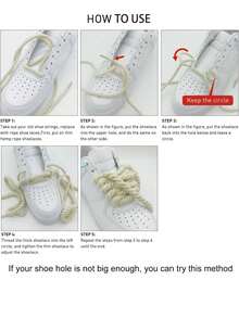 1pair Thick Rope Shoe Laces For Wide Round Chunky Shoelaces Replacement Strings For Sneakers,Rope Shoe Laces,Bread Laces - Nhiều màu - Xem 10