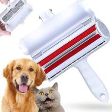 1PC Pet Hair Remover Roller Removing Dog Cat Self Cleaning Lint Pet Hair Remover Pet Hair Remov Cleaning One Hand Operate,Pet Cleaning Supplies,Cat Accessories - Multicolor - View 13