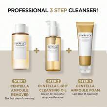 马达加斯加积雪草护肤套装-精华+卸妆油+卸妆乳-基础护肤盒，礼品套装，女士礼物