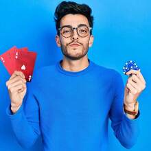 1PC Waterproof & Flexible Playing Cards With Box, Cool Design Great For Parties, Games, Gifting And Celebrations,Black Card,Gifting>Golden,Palying Cards - 紅色 - 查看 10