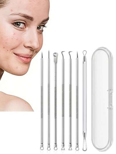1/3/4Pcs Dual-Tip Pimple Tool, Proper Popper | Blackhead Remover, Blemish Exfoliating, Professional Acne Squeezer, Comedone Zit Extractor For Women
