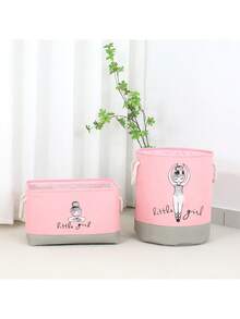 Cesta de almacenamiento redonda plegable con asas, de gran capacidad, cesta de almacenamiento impermeable, cesto de ropa sucia de tela, cubo de almacenamiento, multiusos para baño, dormitorio, lavandería, juguetes, almacenamiento de ropa