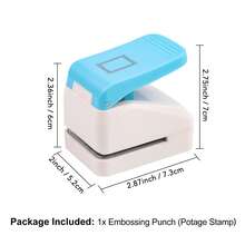 Star/Stamp Embossing Punch; Embossing Tool; Embossing Tool For Scrapbooking, Journals, Paper Crafts, DIY, Card Making
