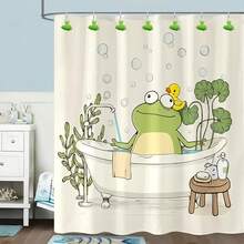 12Pcs Adorable Green Frogs, Natural Decorative Shower Curtain Hooks, Sturdy . Perfect Personalized Choice For Secret Santa Gifts, Holiday Hostess Gifts, Or Festive Presents. Perfectly Complements Christmas Home Decor, Bedroom Accents, Entryway Storage, Living Room Holiday Arrangements, And Closet Organization. - Multicolor - View 9