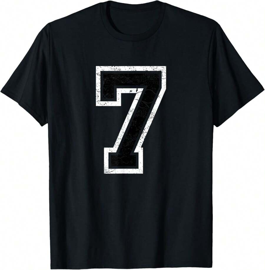 º Cumpleaños - Camiseta Número - Negro - Ver 1