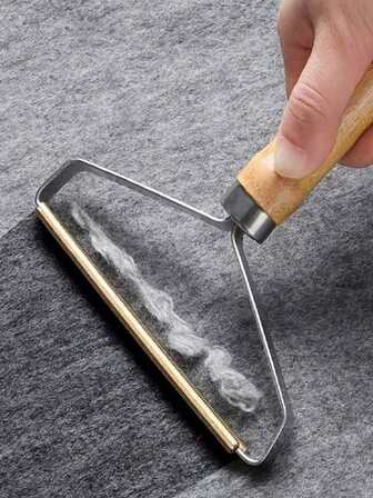 1pc Hair Scraper, Clothing Ball Remover. Manual Portable Hair Remover, Used To Remove Fuzz From Clothing, Sofas, Carpets, Rugs, And Pet Hair.