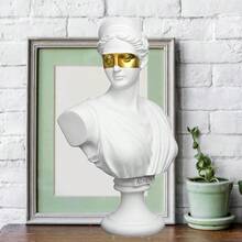 Miduu 11.8" Classic Greek Venus De Milo Bust Statue Resin Roman Godd Of Love And Beauty Sculpture Figurine For Home Décor Large Antique - 安娜面具 - 查看 2