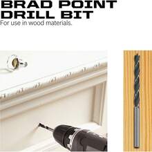 Multi-Purpose Drill Bit Set. Titanium, Masonry, And Brad Point Bits - Ultimate Versatility For Metal, Wood, Plastic, Concrete Drilling. - Multicolor - View 9