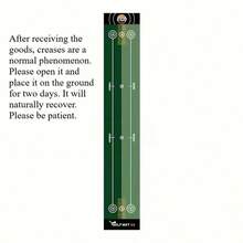 1 件便携式高尔夫练习垫 - 可水洗，防滑绿色训练垫，带目标计分系统，适合家庭和办公室，室内/室外使用