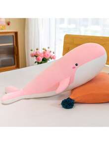 Molutian 2 Sizes (50/80cm) Plush Whale Doll, Realistic Soft Cute Animal Whale Pillow, Lovely Cushion, Creative Birthday Gift, Home Decor, Christmas Gift, Sea Monster, Cute Pillow, Plush Penguin Doll, Marine Plush Doll, Plush Penguin, Plush Whale Shark Doll - Multicolor - View 17